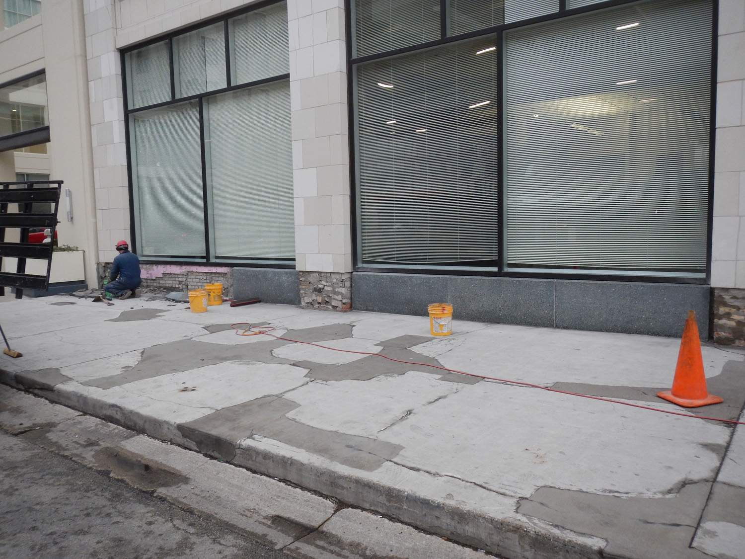 Bond Façade provided foundation restoration services at the ASQ Center in Milwaukee