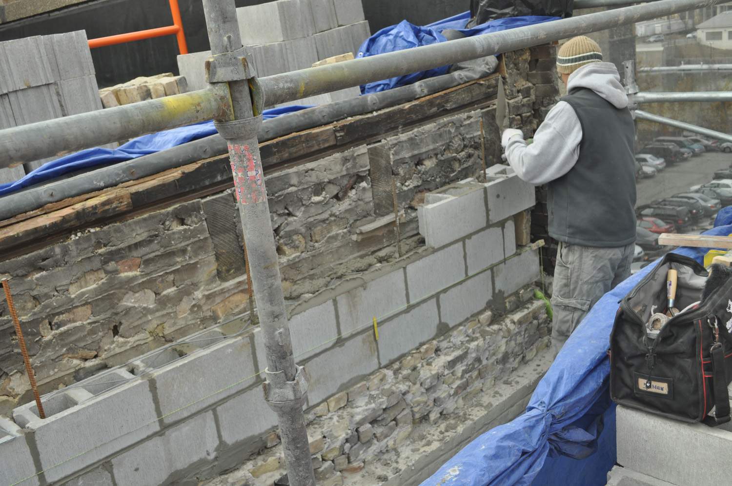 Dominican High School concrete restoration