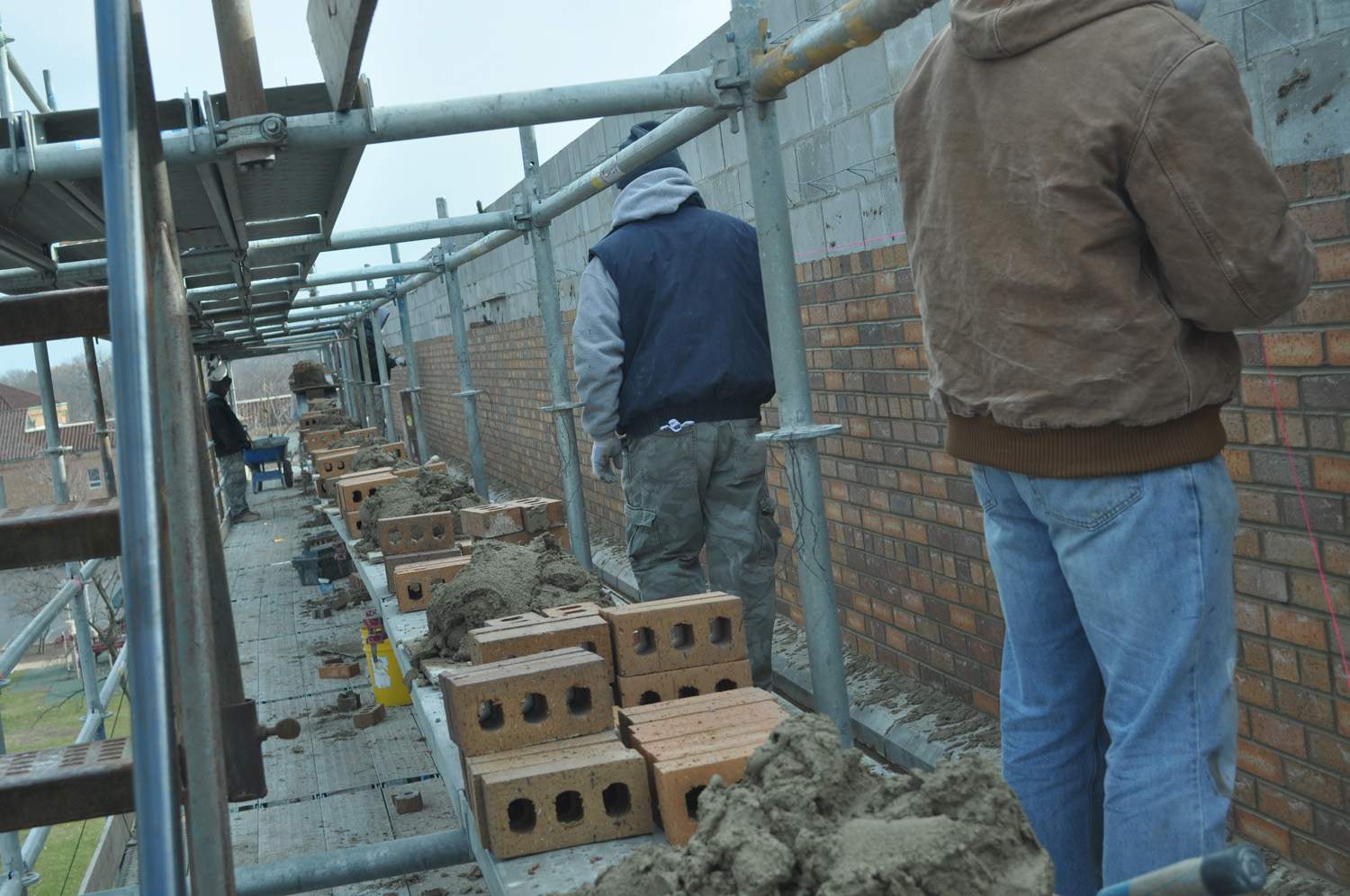 Dominican High School masonry restoration