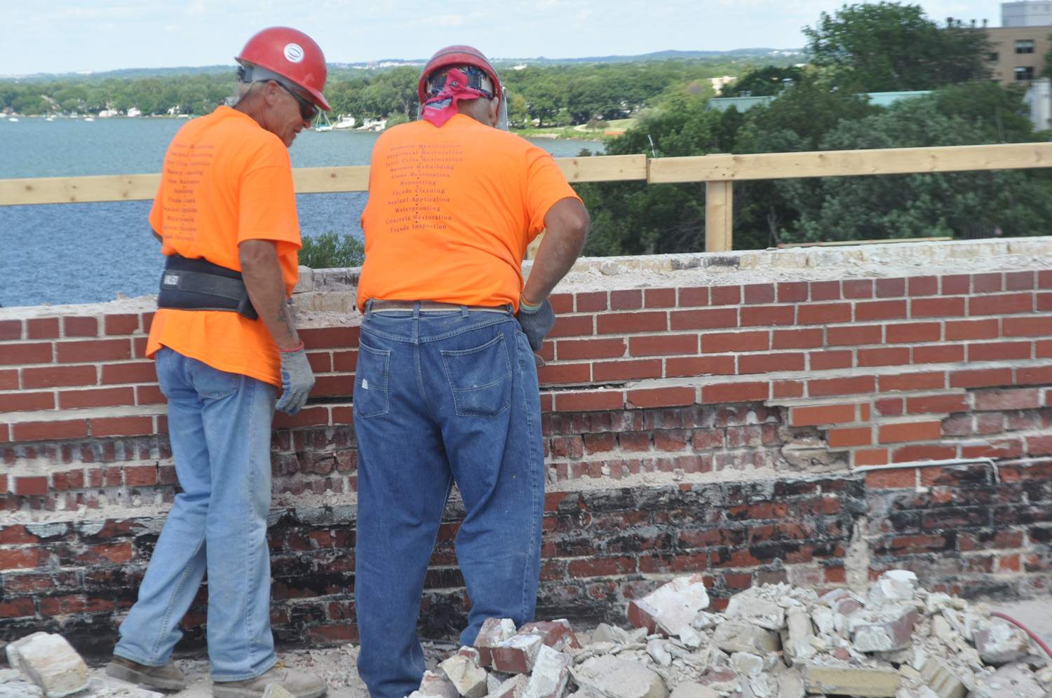 Edge Water Hotel building restoration