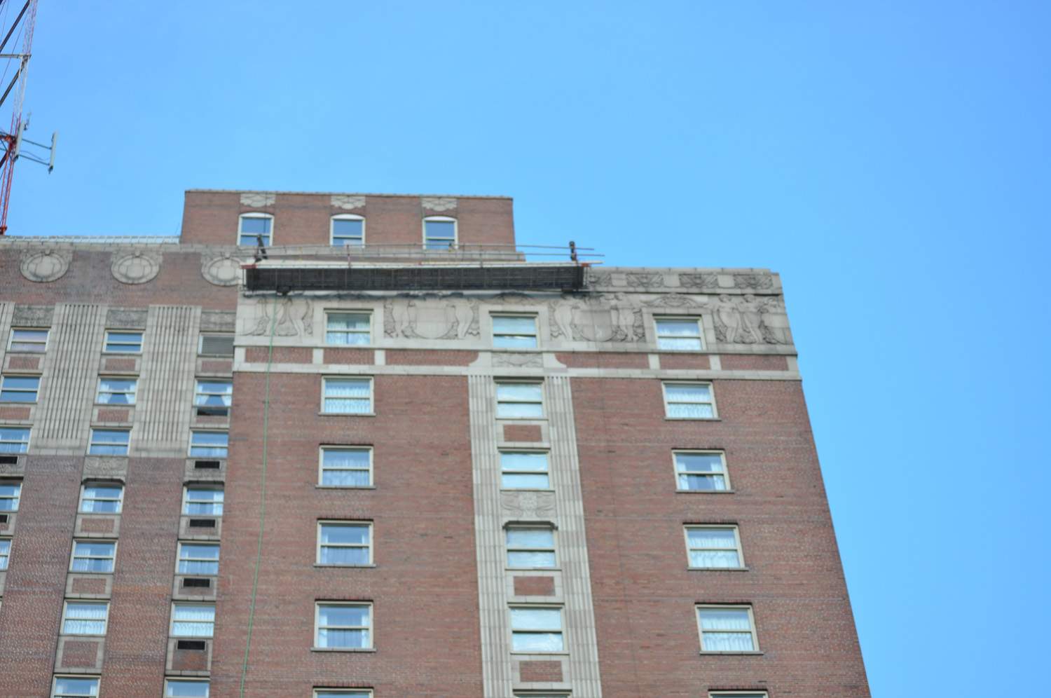 Hilton Hotel building restoration