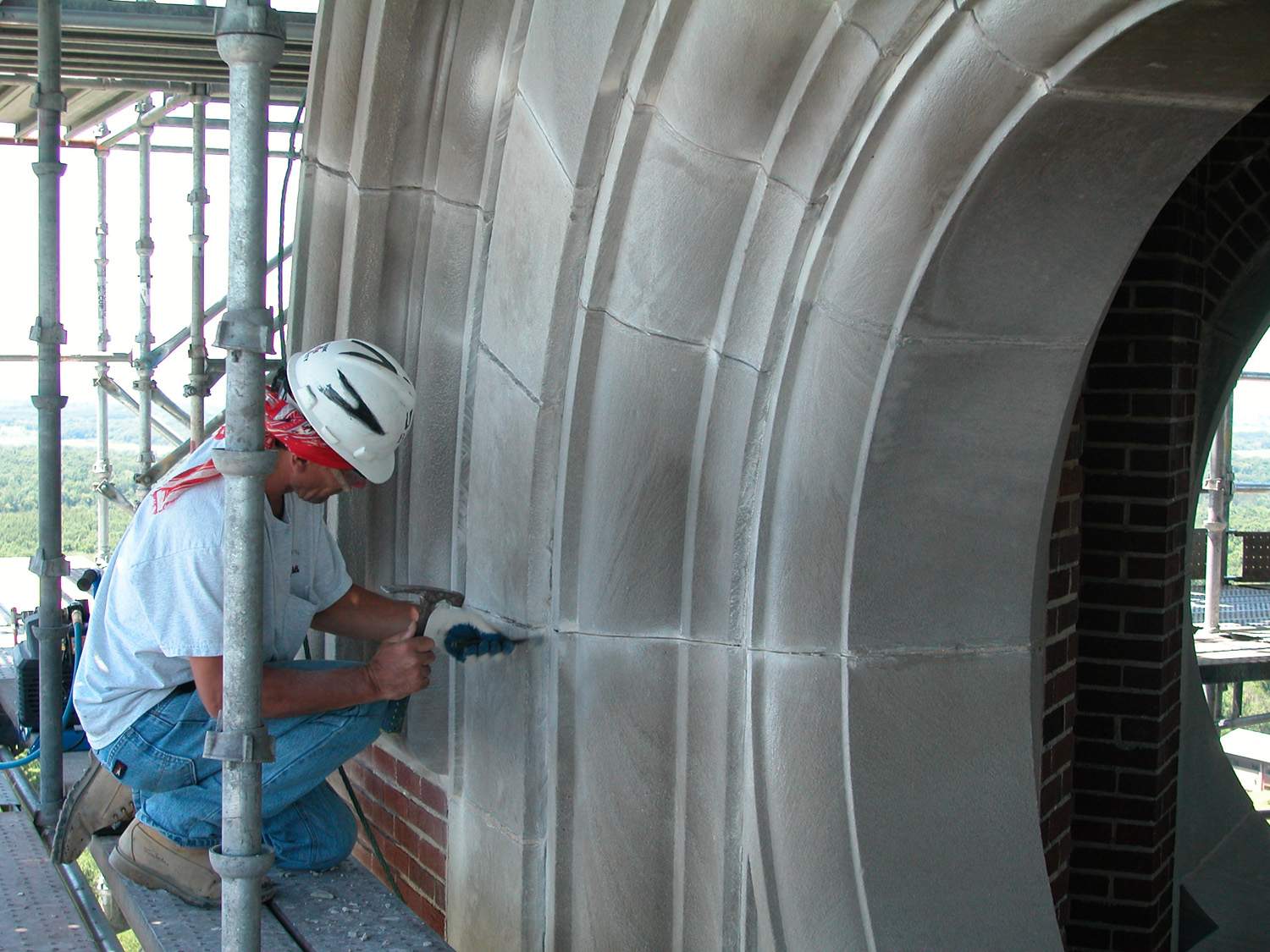 Holy Hill masonry restoration