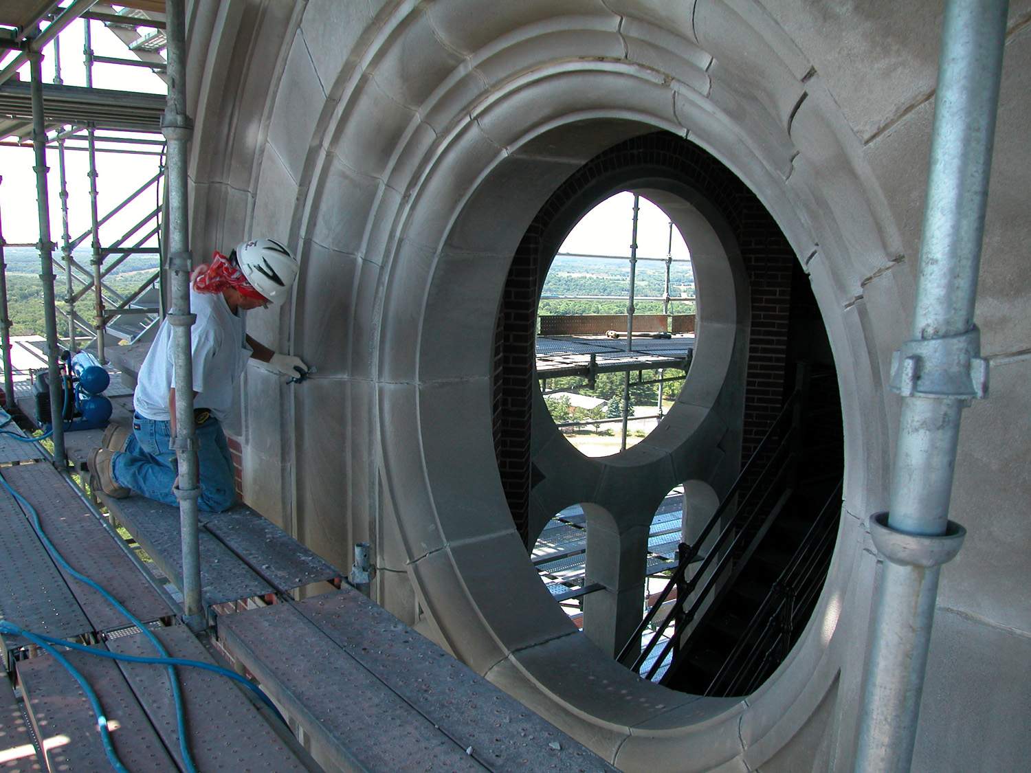 Holy Hill masonry restoration