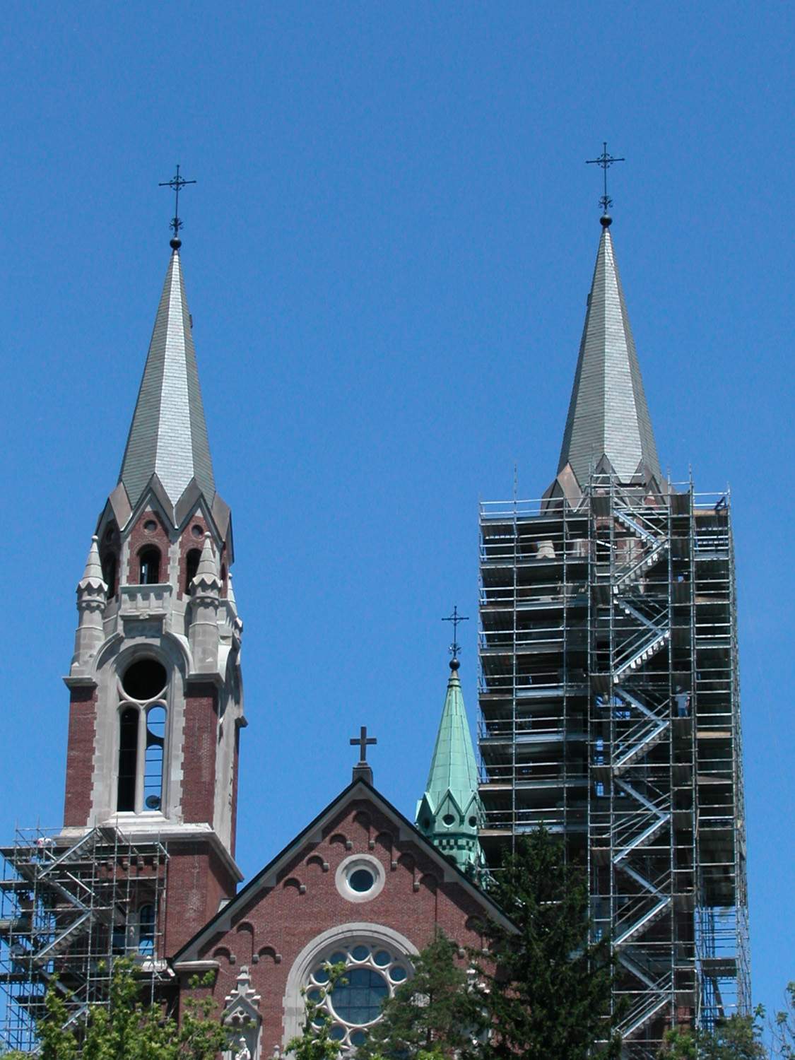 Holy Hill masonry restoration