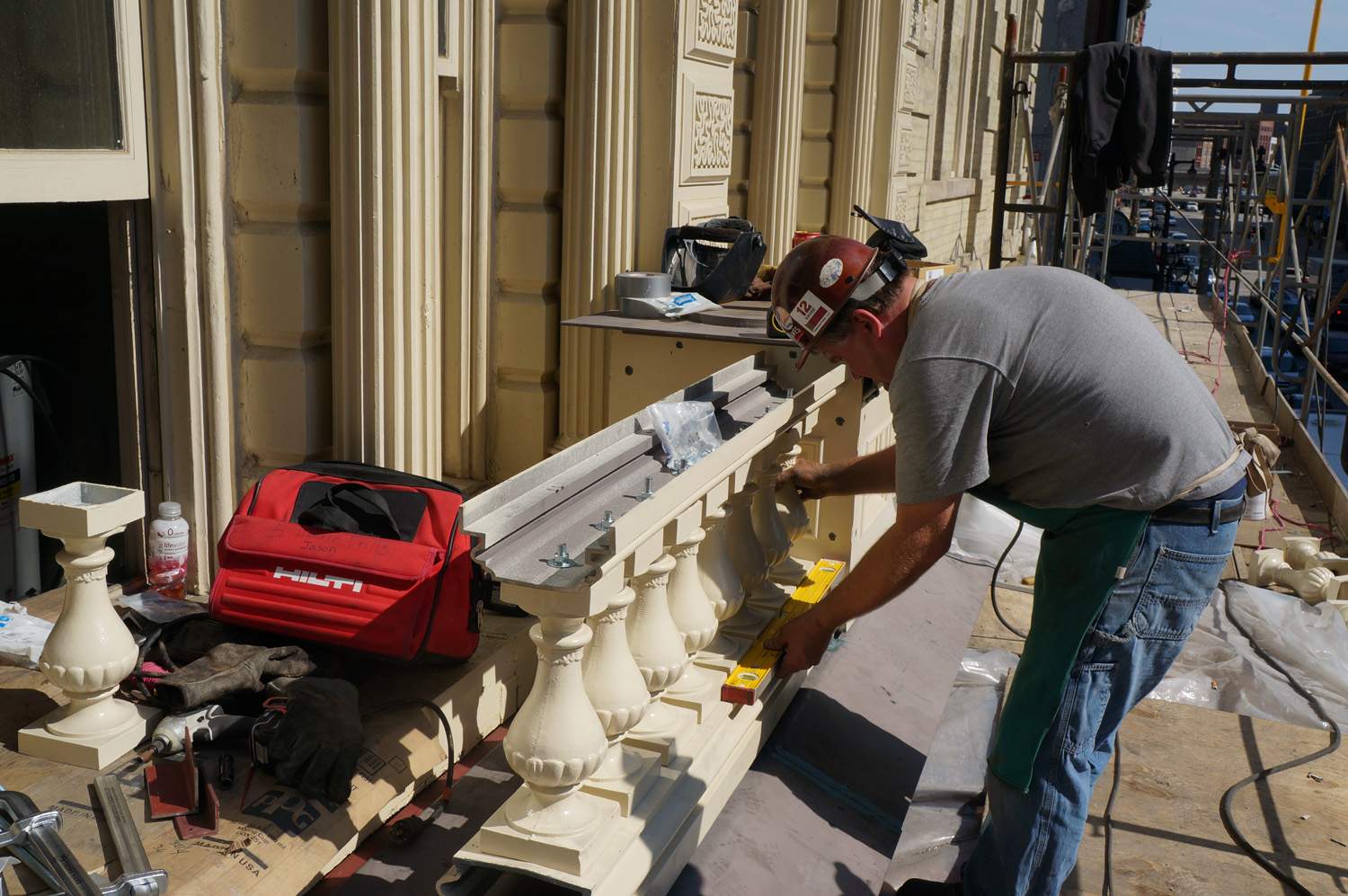 Iron Block historical building restoration