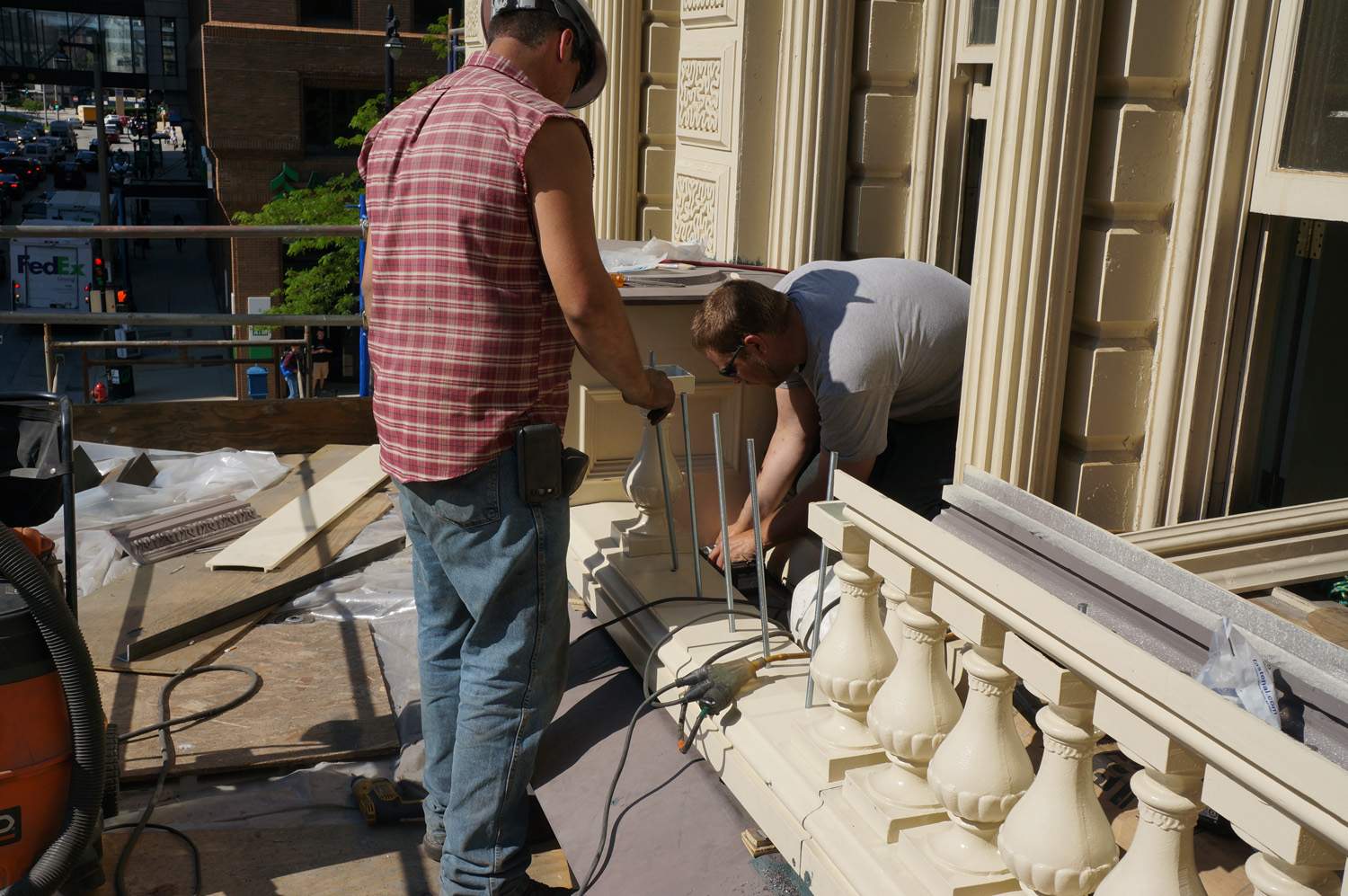 Iron Block historical building restoration