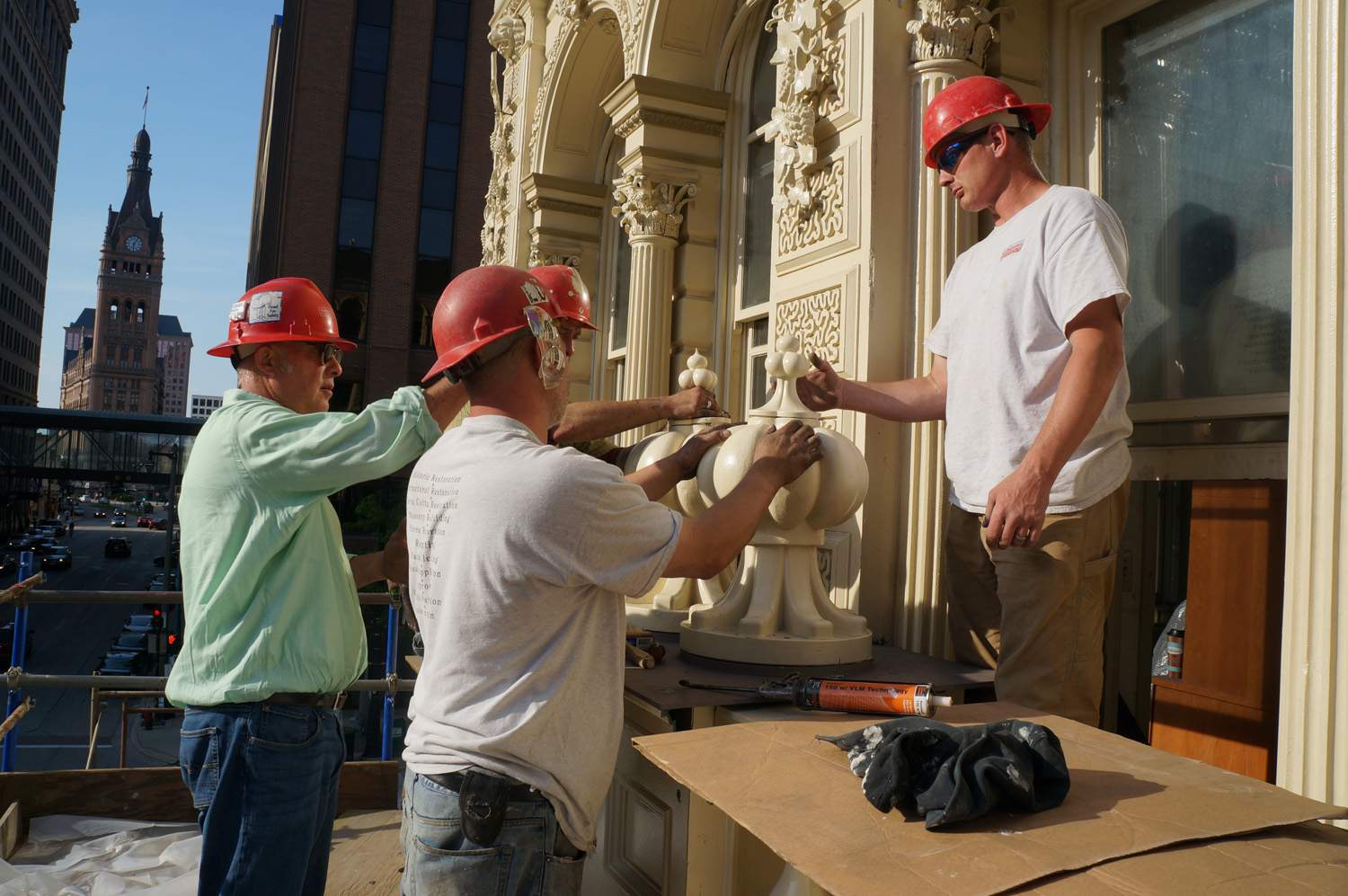 Iron Block building restoration