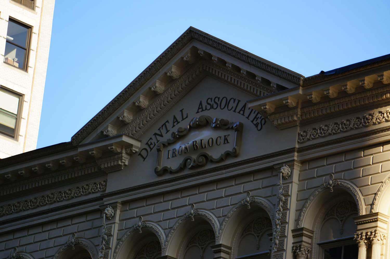 Iron Block building restoration