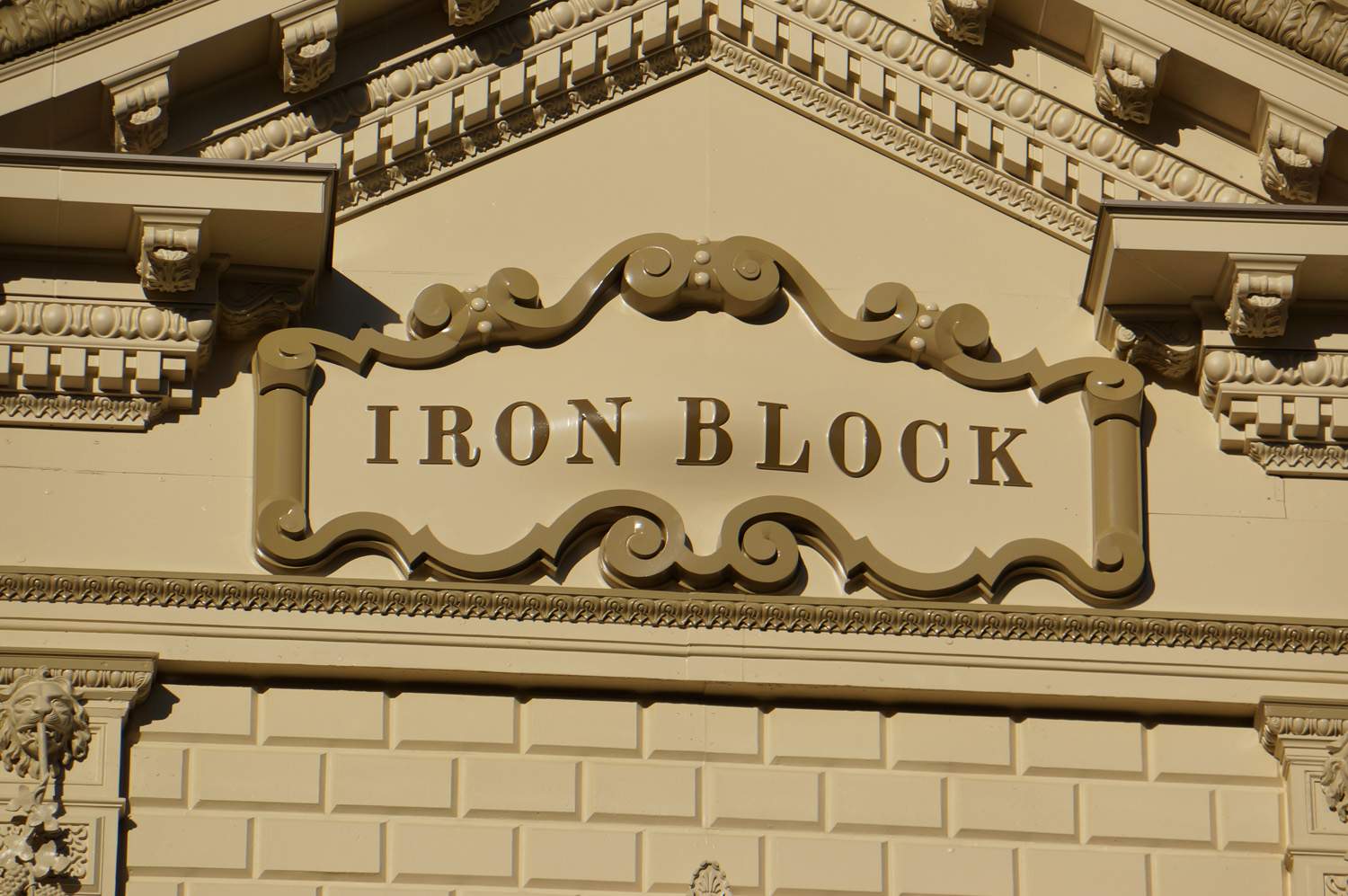 Iron Block building restoration