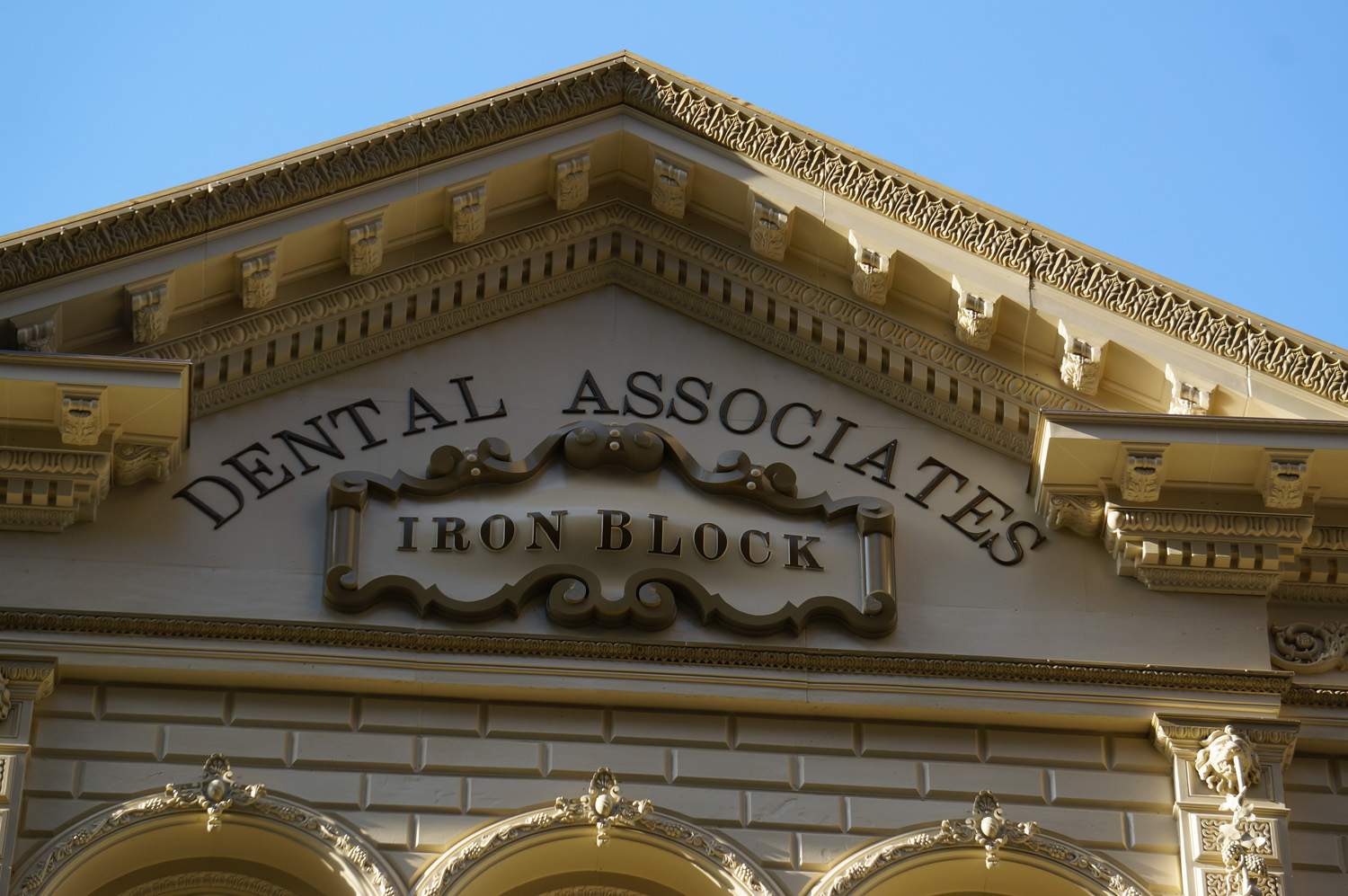 Iron Block historical building restoration