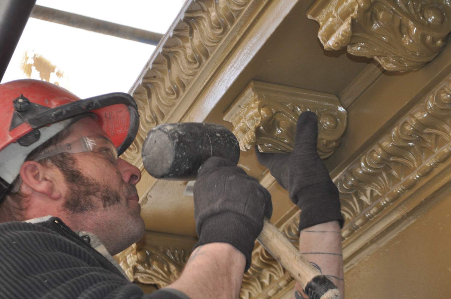 Iron Block building restoration