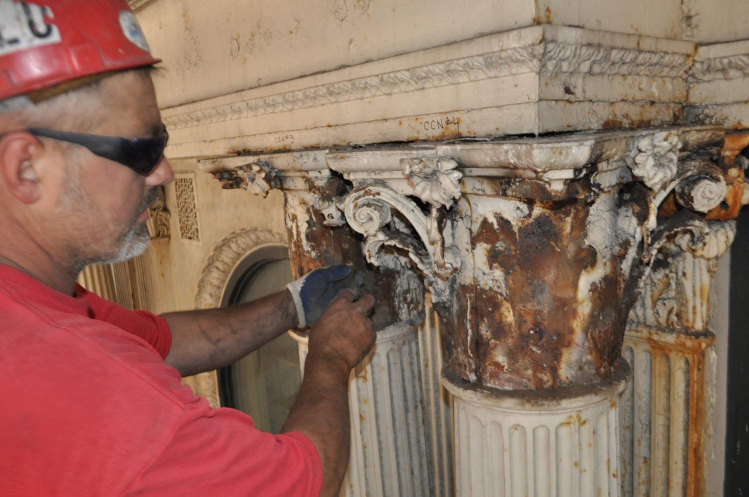 Iron Block building restoration