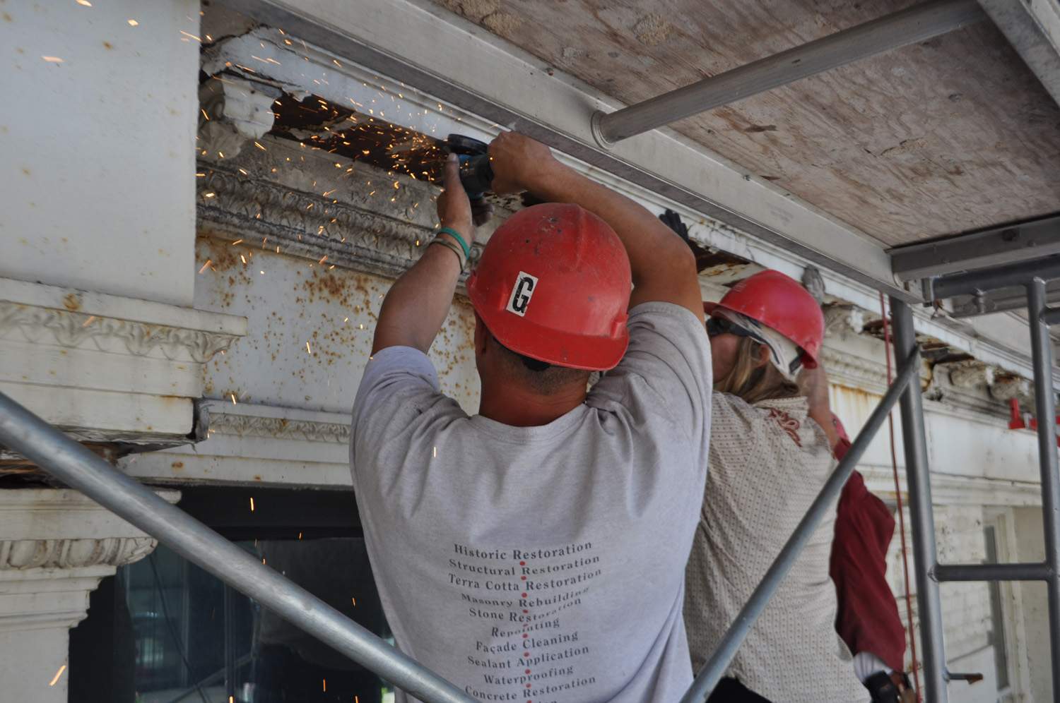 Iron Block masonry restoration