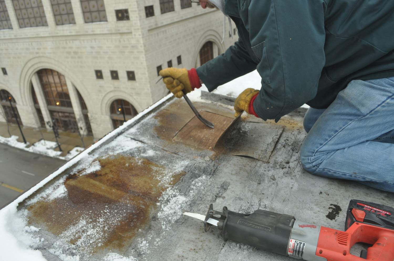 Iron Block stone restoration